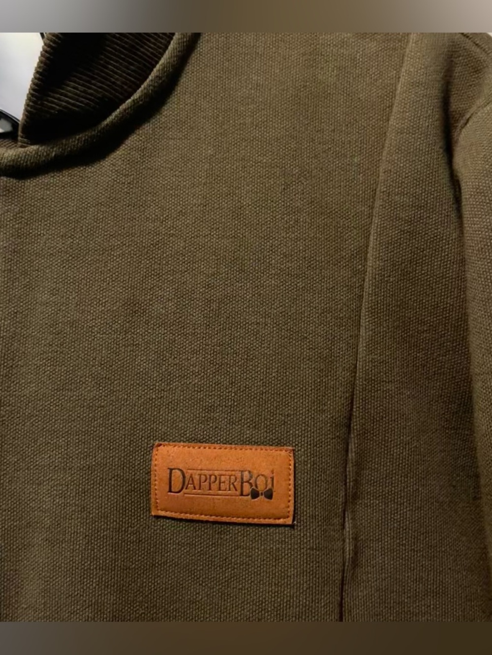 Excellent Preloved Condition DapperBoi Men's Sweater Jacket - Hunter Green - Picture 3 of 10